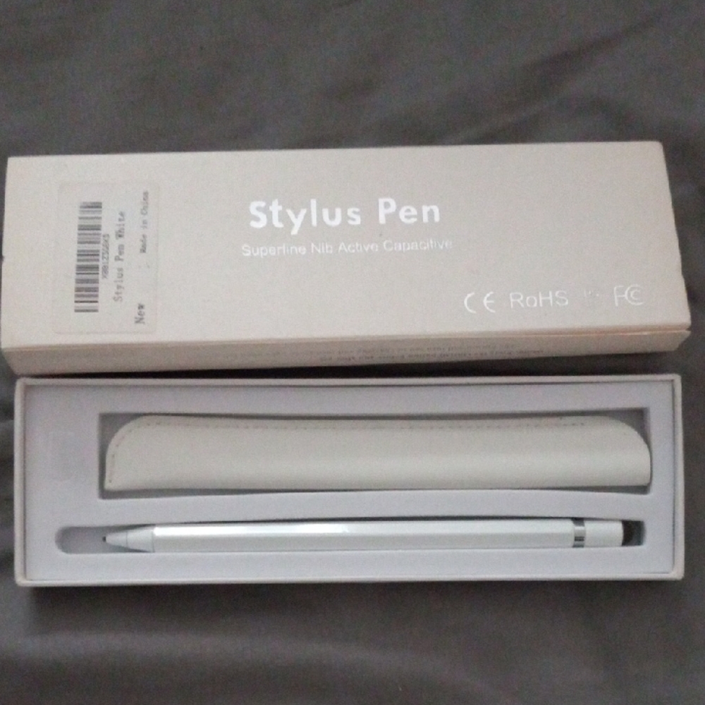 STYLUS Pen in Silver and White